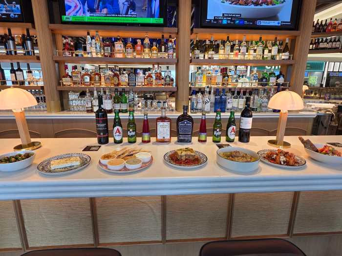Offerings at Calista Taverna in LaGuardia's Terminal C. Photo: Shane O'Brien