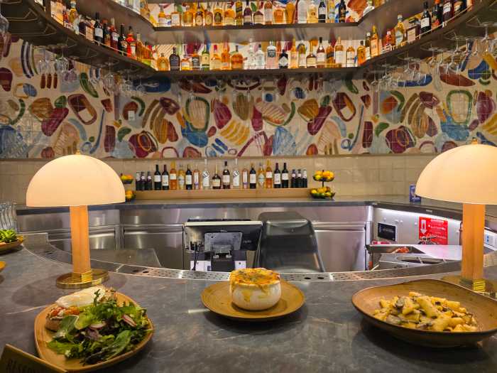 Soleil offers passengers at Terminal C a French dining experience. Photo: Shane O'Brien