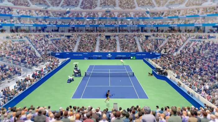 Renderings for the redesigned Arthur Ashe Stadium, which will include more courtside seats and an enhanced experience for US Open fans in the upper decks. Photo: USTA