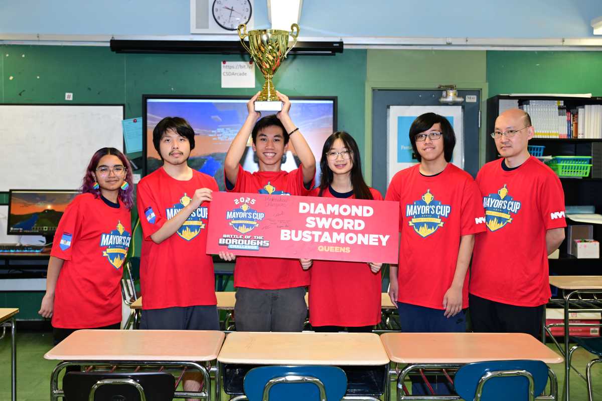 Queens high school students take top prize in NYC Minecraft Battle of the Boroughs - QNS