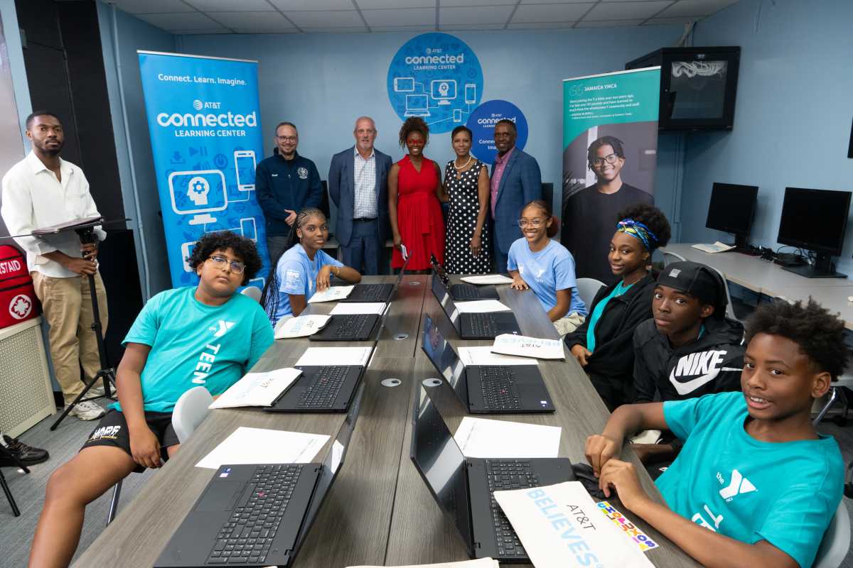 Southeast Queens youngsters, families, and job seekers will now have even more access to the internet at the Jamaica YMCA's AT&T sponsored Connected Learning Center.
