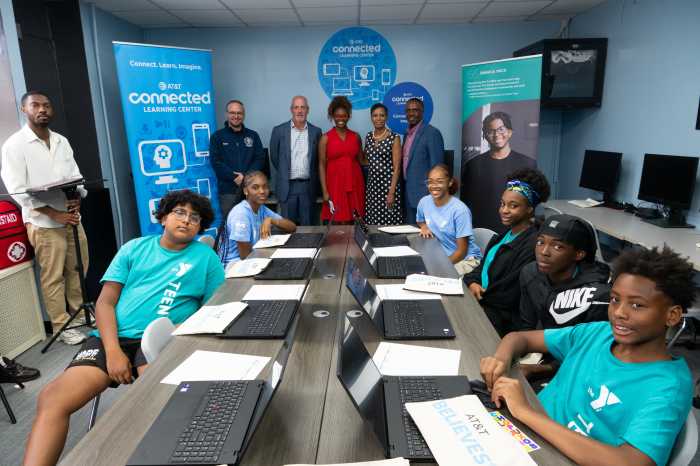 Southeast Queens youngsters, families, and job seekers will now have even more access to the internet at the Jamaica YMCA's AT&T sponsored Connected Learning Center.