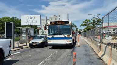 Police from the 109th Precinct in Flushing are looking for an alleged groper who targeted another man as he sat aboard a Q98 MTA bus in broad daylight during the afternoon of Saturday, July 27.