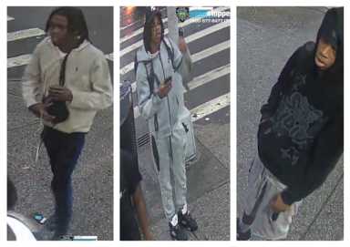 Cops are looking for three suspects who were involved in a shooting incident near the LIRR Jamaica train station on the night of July 7.