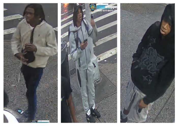Cops are looking for three suspects who were involved in a shooting incident near the LIRR Jamaica train station on the night of July 7.