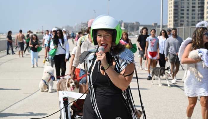 Humphrey at last year's dog parade. Photo: Ramy Mahmoud.