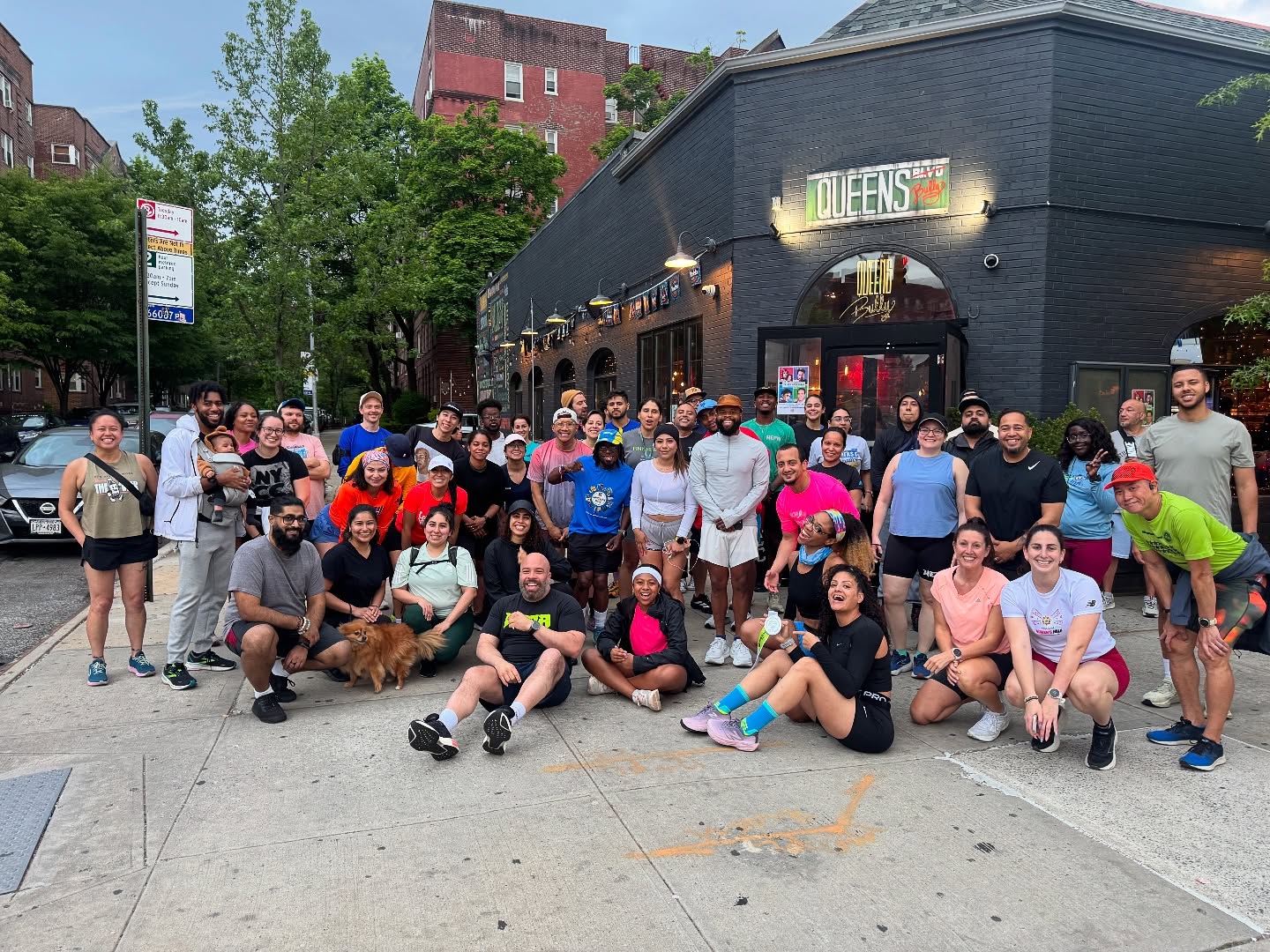 A picture of Team WEPA at Queens Boulevard.