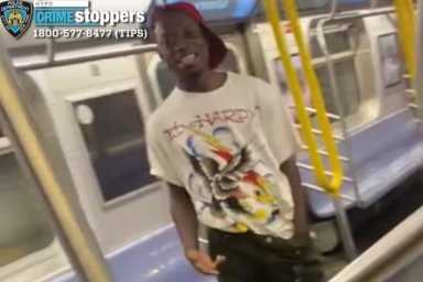 Cops are looking for this suspect for allegedly exposing himself to an 18-year-old girl on an F train in Kew Gardens.
