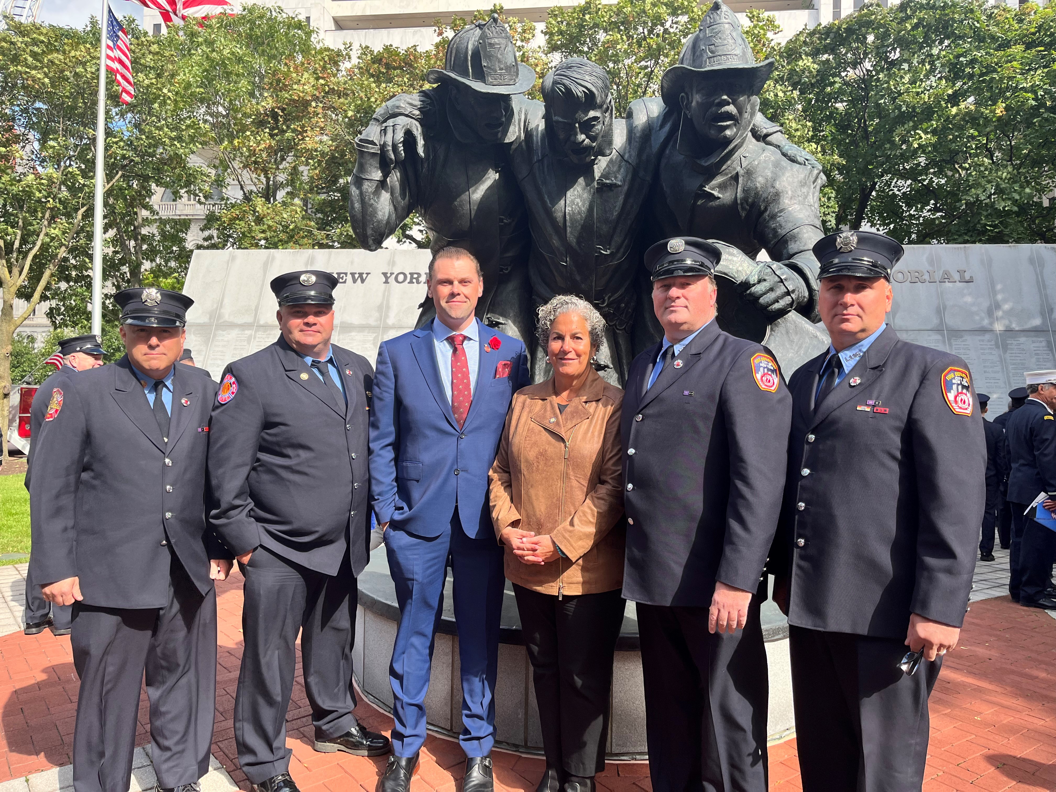 Assemblymember Stacey Pheffer Amato went to bat for members of the FDNY, volunteer firefighters and EMTs and paramedics during the legislative session.