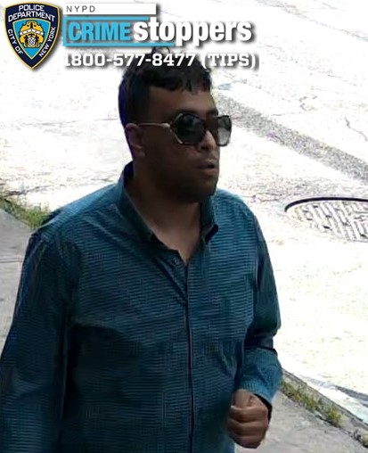 Cops are looking for this suspect who allegedly robbed a bank on Queens Boulevard in Sunnyside, making off with just $37 a teller handed over. 