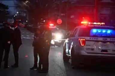 A teenager was stabbed while defending a friend from two attackers in front of an Astoria gym on July 17.