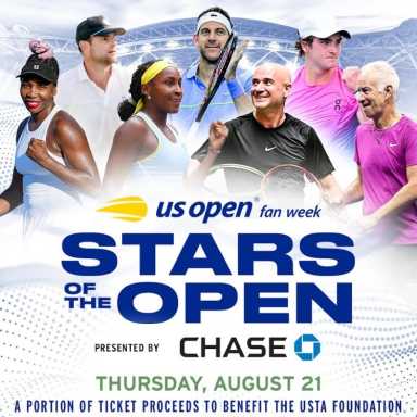 Stars of the US Open promotional poster. Photo courtesy of USTA.