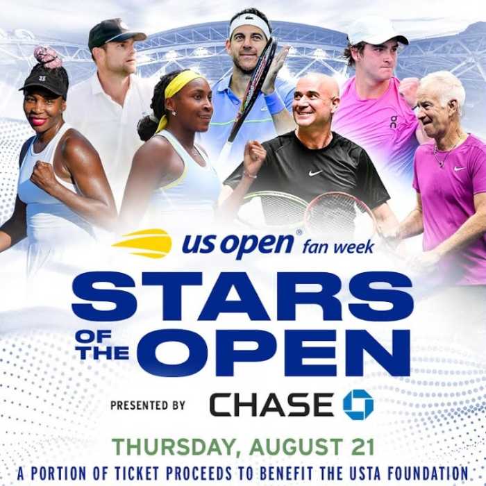 Stars of the US Open promotional poster. Photo courtesy of USTA.