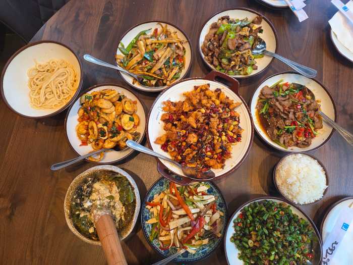 A combination of dishes available at Hunan Tapas. Photo: Shane O'Brien.