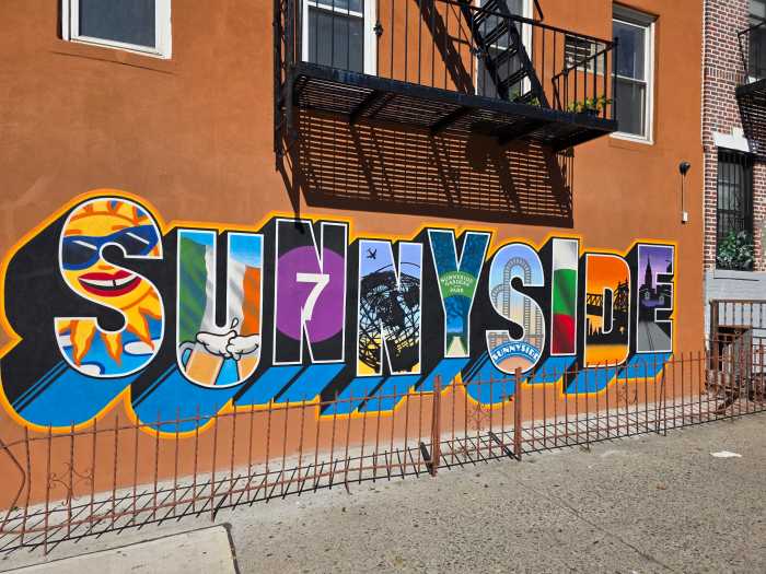 The restored Sunnyside mural on 47th Avenue. Photo: Shane O'Brien.