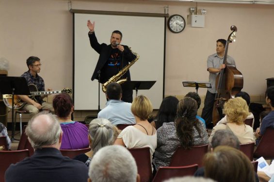 Arau at the Jackson Heights Library last year (via Facebook)