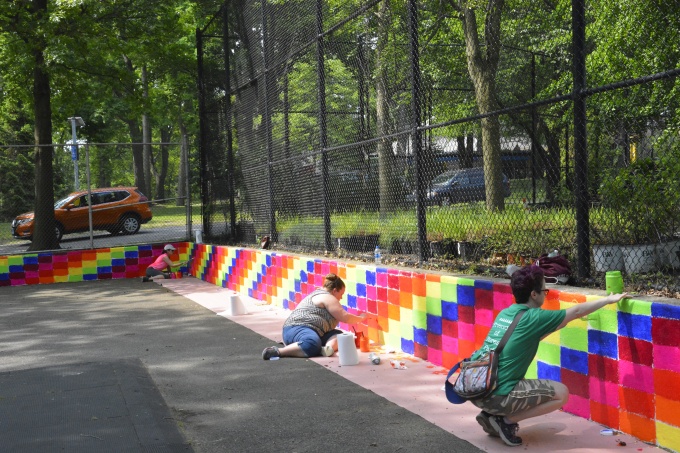 絵画 Forest Hills Central Park in the Fall Max Colors | Kinkade, Thomas