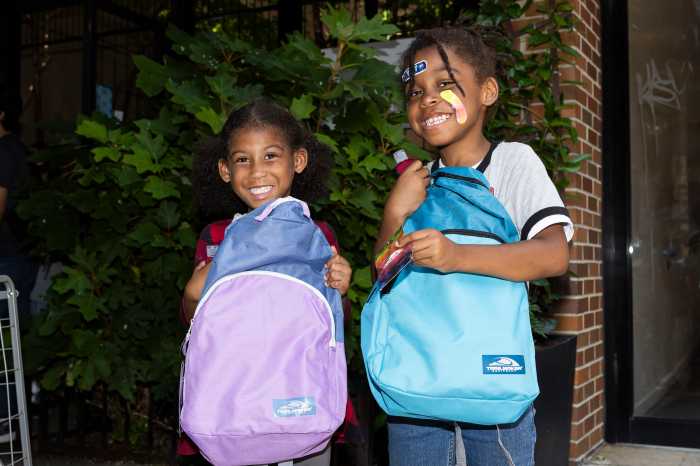 Local families can prepare for the upcoming school year by receiving free backpacks at the New York Restoration Project’s backpack giveaway series. 