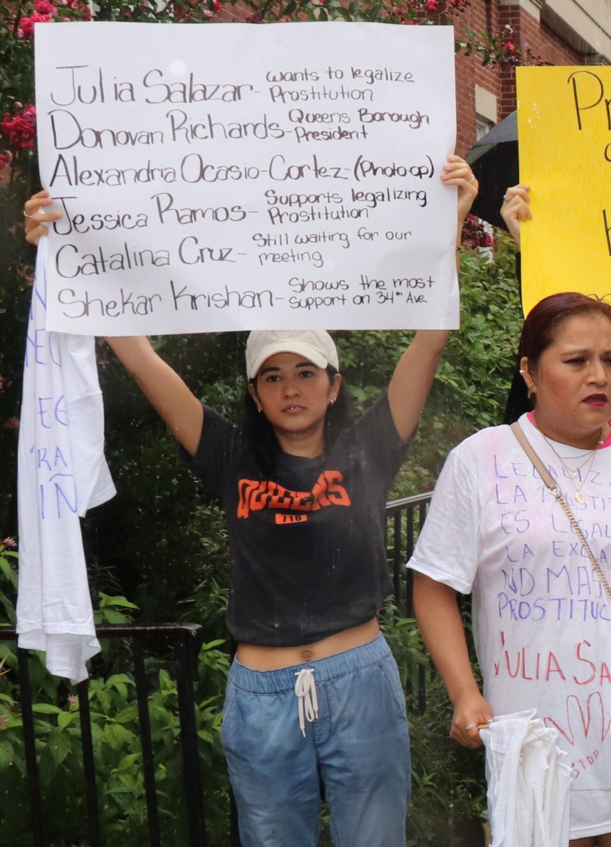 Clean streets rally Corona / Jackson Heights (Photo by Michael Dorgan)