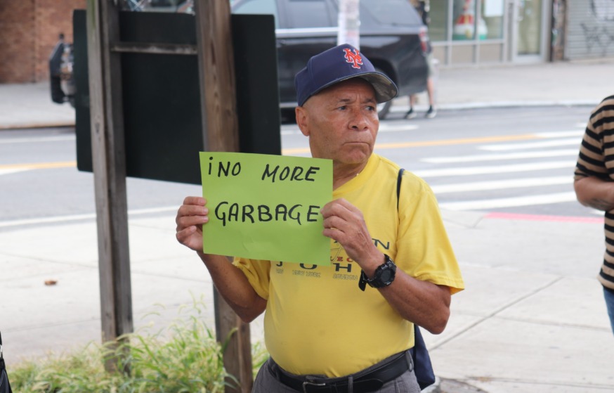 Rally for safe streets and no unauthorized vendors in Corona (Photo by Michael Dorgan)