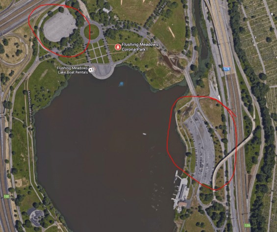 Parking lot (Marina (l) and xxx (r)