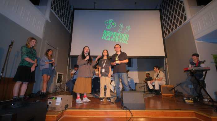 Participants at the 2024 Ridgewood Off-Kilter Film Festival. Photo: Aaron Applebey/ROFF.