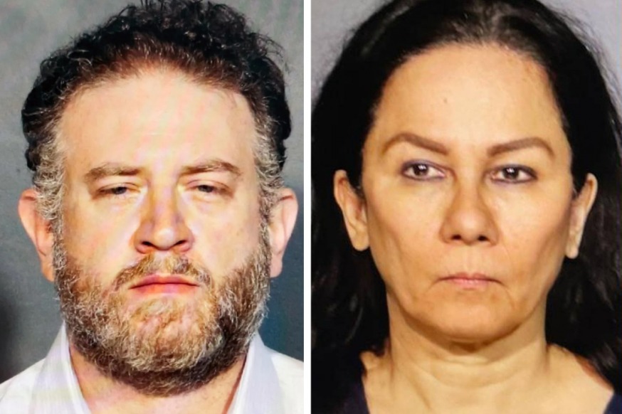 Glenn Hirsch (L) and Dorothy Hirsch (R) (Photos NYPD mugshots)
