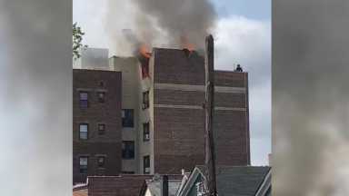 Rooftop-fire