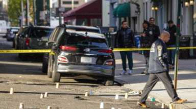 Police in Astoria fatally shot and killed an allegedly knife-wielding man during an encounter in April. State Sen. Kristen Gonzalez and Council Member Tiffany Cában have criticized the police over the incident. Photo: Dean Moses.