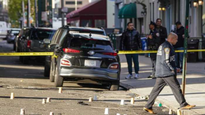 Police in Astoria fatally shot and killed an allegedly knife-wielding man during an encounter in April. State Sen. Kristen Gonzalez and Council Member Tiffany Cában have criticized the police over the incident. Photo: Dean Moses.