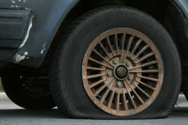 Slashed-Tire