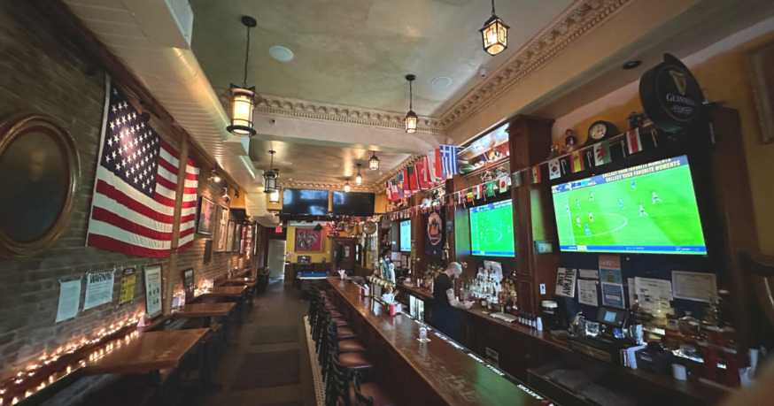 The Halfway Line (Photo by Michael Dorgan, Queens Post)