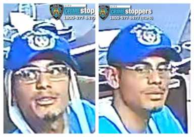 Cops are looking for the suspect who allegedly rammed his victim with a car before beating him in Astoria.