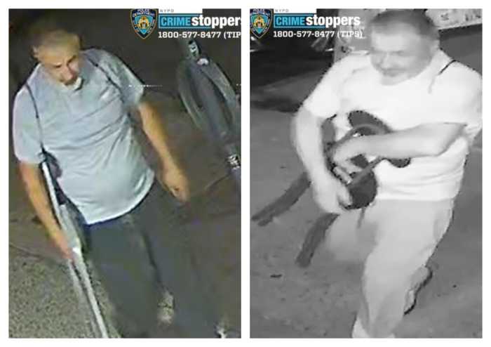 Cops are looking for this suspect for allegedly breaking into restaurants in Astoria and Dutch Kills using a folding stool to climb through windows.