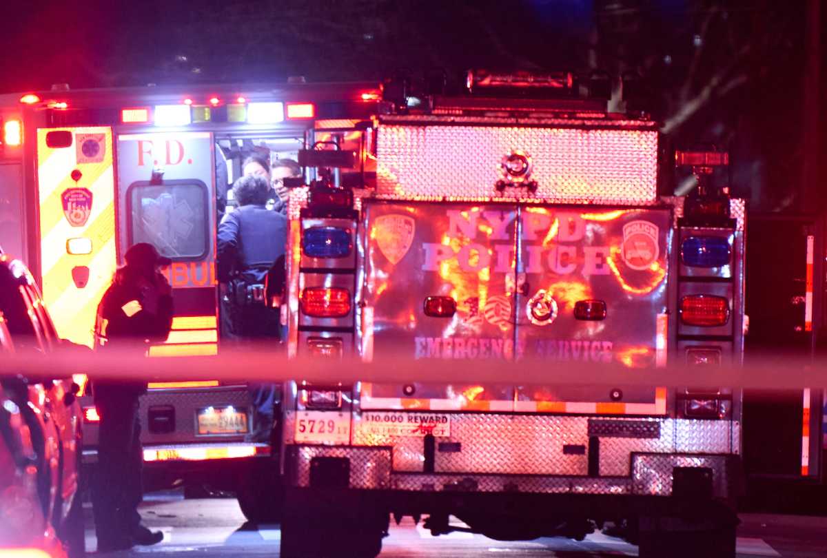 A firefighter and two civilians were injured during an early morning blaze on Aug. 13 at a marina in the Rockaways.