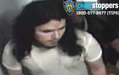 Cops from the 103rd Precinct in Jamaica are searching for this gunman who opened fire from a rooftop at the South Jamaica Houses NYCHA development on Aug. 5.