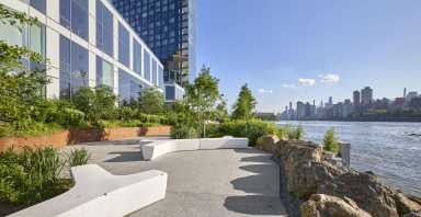 The long-awaited Halletts Point esplanade is open to the public along the East River waterfront in Astoria.
