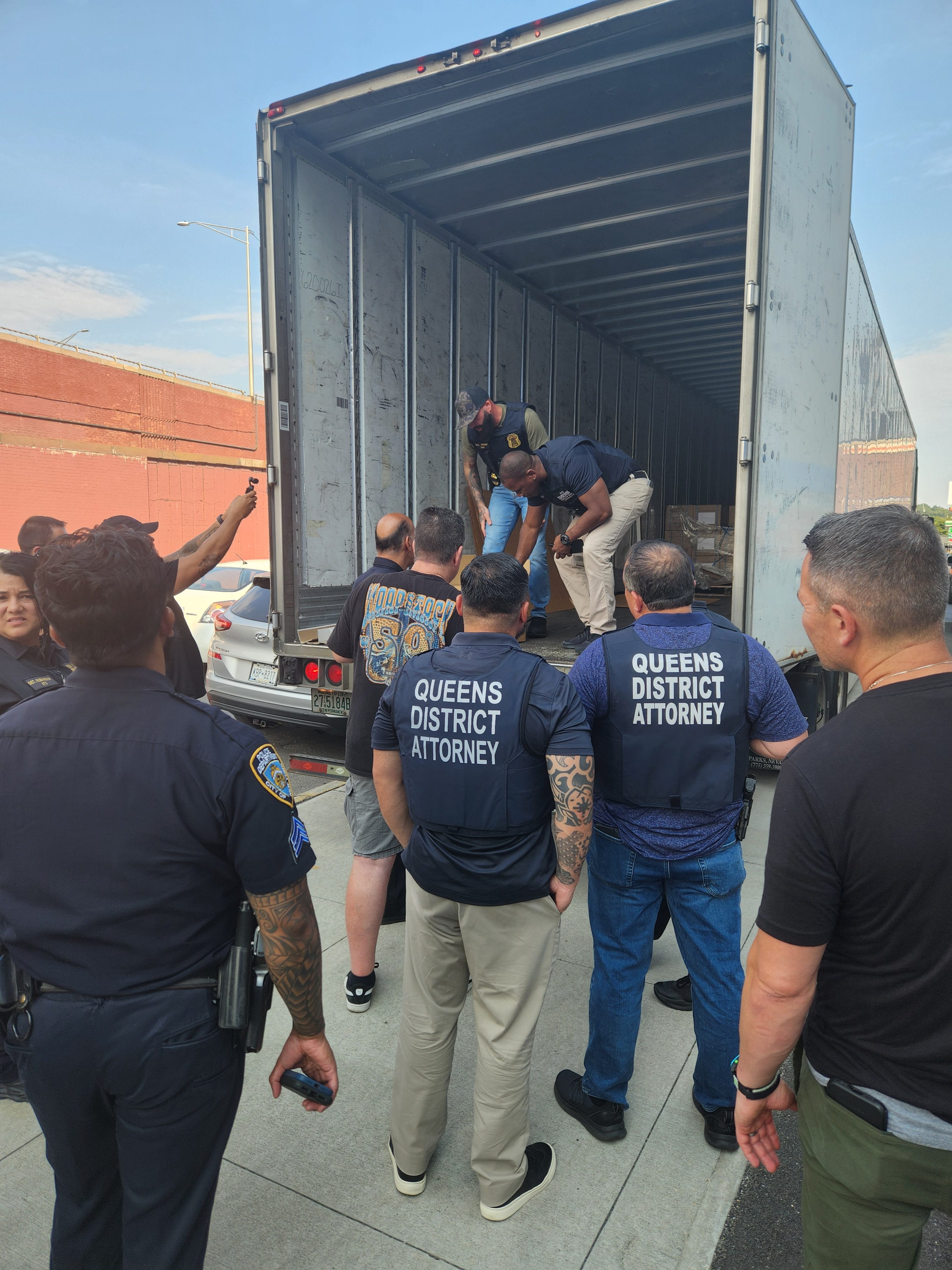 More than 2,000 pounds of marijuana, with a street value of $2.5 million, was recovered during the raids.