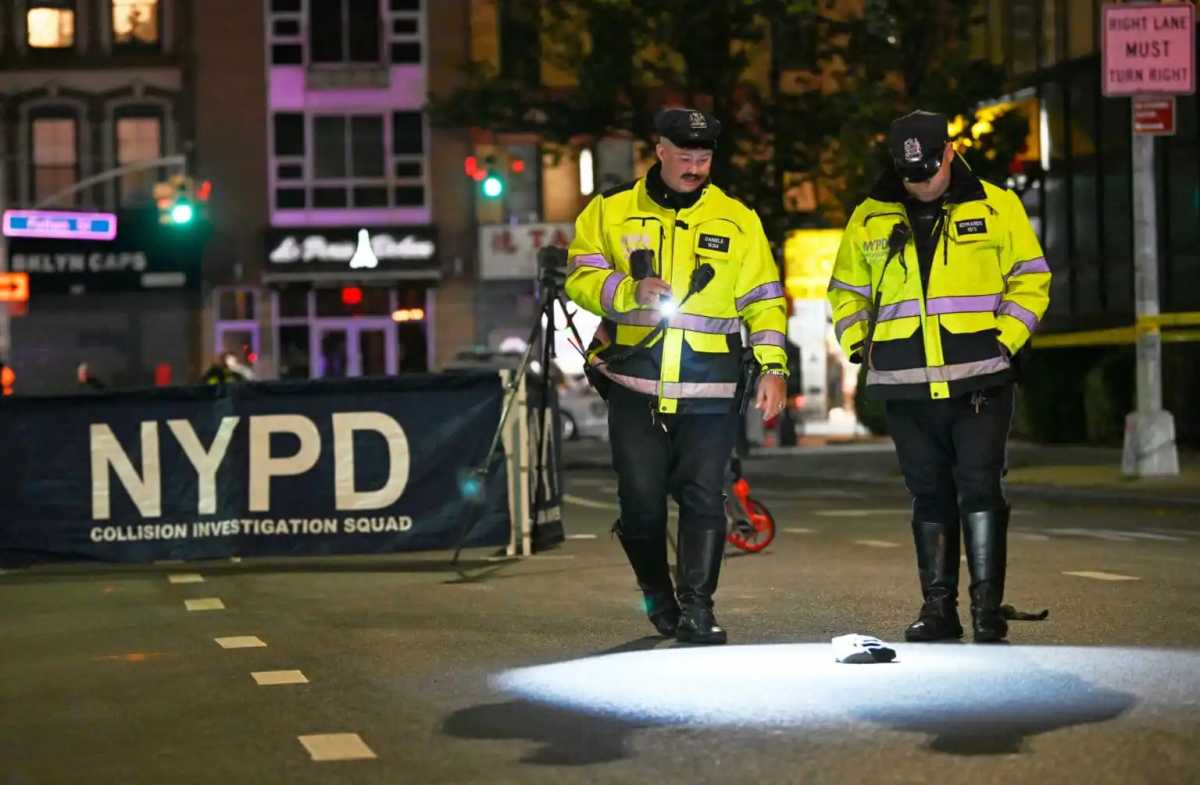 A homeless man was fatally struck as he ran across Union Turnpike in Fresh Meadows on the night of Tuesday, Aug. 12.