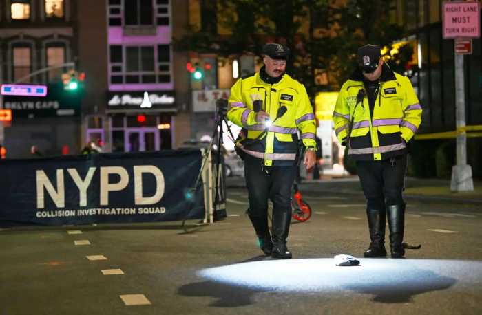 A homeless man was fatally struck as he ran across Union Turnpike in Fresh Meadows on the night of Tuesday, Aug. 12.