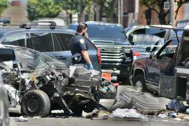 Three men were killed in a horrific chain-reaction crash involving several vehicles in Astoria on Tuesday, Aug. 12.
