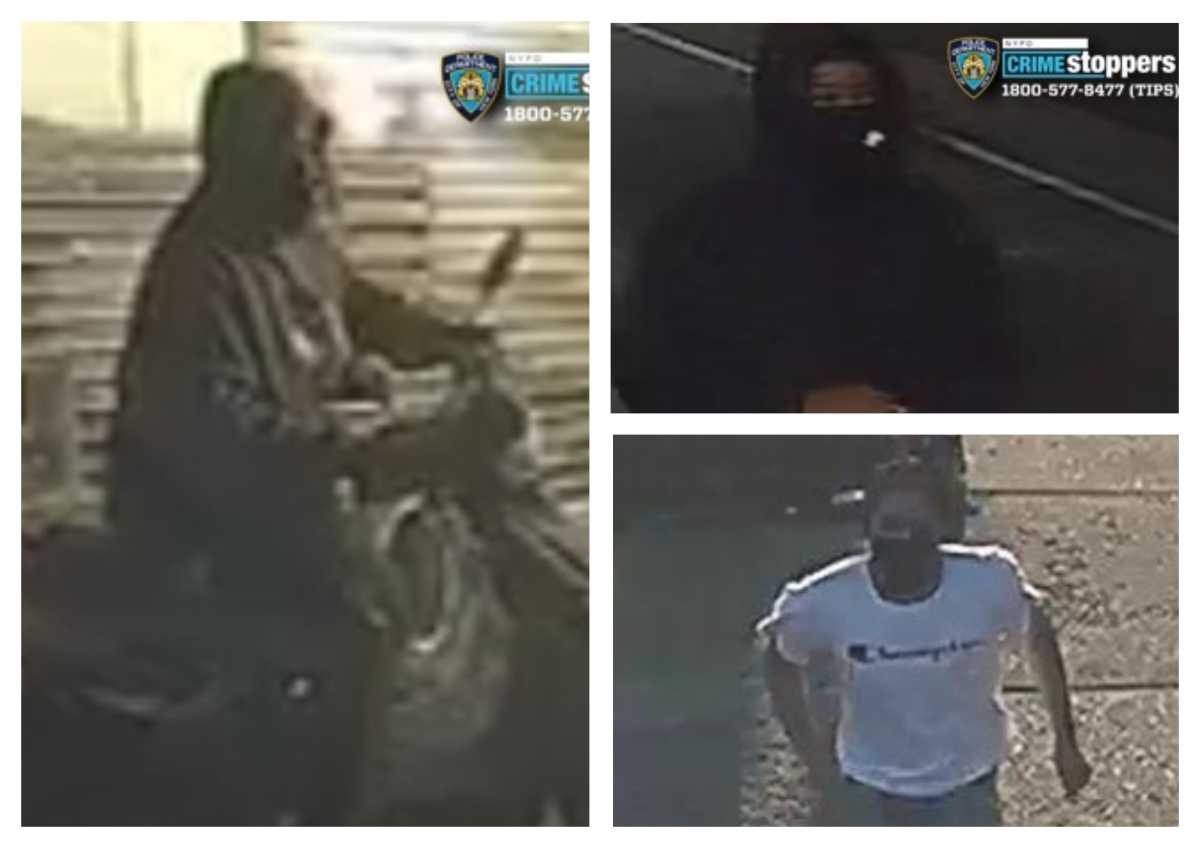 Cops are looking for these suspects who allegedly stole a half dozen mopeds from their owners, often at knifepoint, since June.