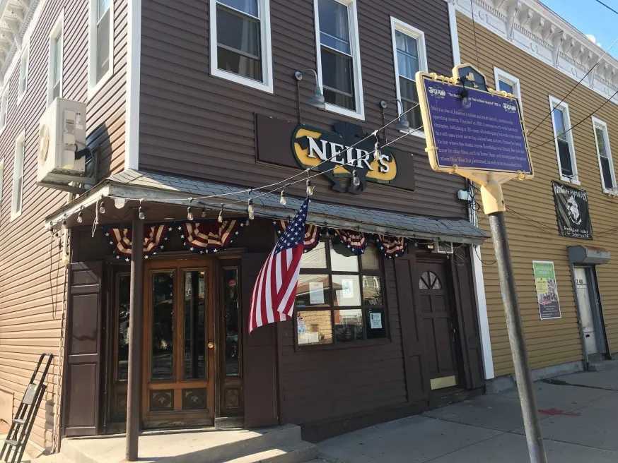 The exterior of Neir's Tavern, a neighborhood staple in Woodhaven.