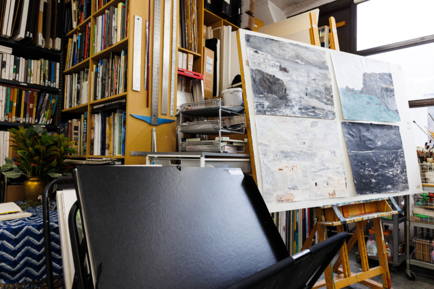 The studio of artist Marianne Barcellona during the annual LIC Arts Open Festival in Long Island City on Saturday, May 20, 2023.