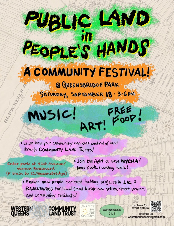 Western Queens Community Lan posterd Trust