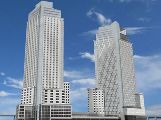 Rendering of 5 Pointz Towers