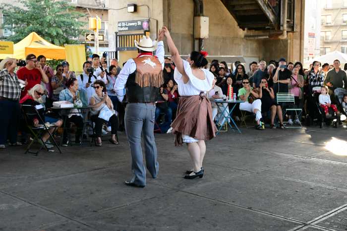 Sunnyside Night Market saw Lowery Plaza transformed into a vibrant community space full of music and dance. Photo: Ramy Mahmoud.
