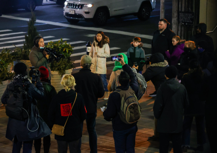 Sunnyside vigil (Photo by Adrian Childress)