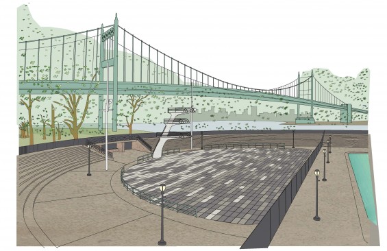Amphitheater rendering