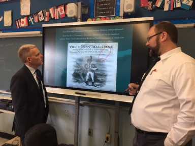 AviationHighSchoolSmartBoard